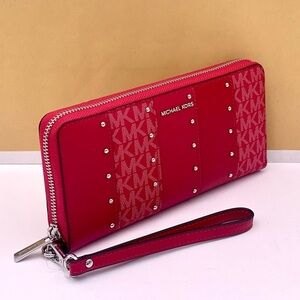 Michael Kors JET SET TRAVEL Large Continental Wallet Wristlet